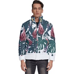 Tropical T- Shirt Tropical Magnificent Tiger T- Shirt Men s Puffer Bubble Jacket Coat by maxcute