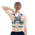 Tropical T- Shirt Tropical Magnificent Tiger T- Shirt Sports Bra With Pocket View2