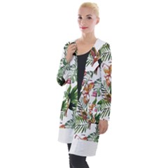 Tropical T- Shirt Tropical Majestic Floral T- Shirt Hooded Pocket Cardigan by maxcute