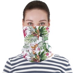 Tropical T- Shirt Tropical Majestic Floral T- Shirt Face Seamless Bandana (adult) by maxcute