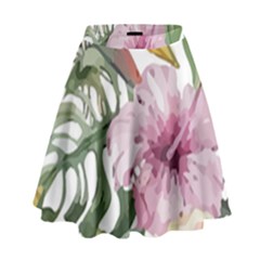 Tropical T- Shirt Tropical Modern Summer T- Shirt High Waist Skirt by maxcute