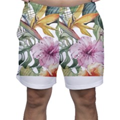 Tropical T- Shirt Tropical Modern Summer T- Shirt Men s Shorts