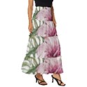 Tropical T- Shirt Tropical Modern Summer T- Shirt Tiered Ruffle Maxi Skirt View3