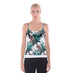 Tropical T- Shirt Tropical Modern Watercraft T- Shirt Spaghetti Strap Top by maxcute