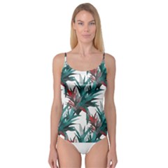 Tropical T- Shirt Tropical Modern Watercraft T- Shirt Camisole Leotard  by maxcute