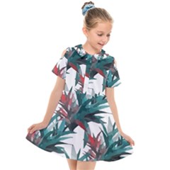 Tropical T- Shirt Tropical Modern Watercraft T- Shirt Kids  Short Sleeve Shirt Dress by maxcute