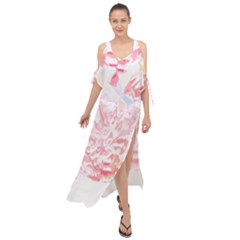 Tropical T- Shirt Tropical Noble Deform T- Shirt Maxi Chiffon Cover Up Dress by maxcute