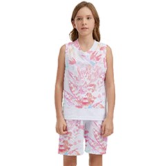 Tropical T- Shirt Tropical Noble Deform T- Shirt Kids  Basketball Mesh Set