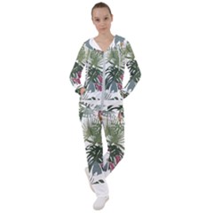 Tropical T- Shirt Tropical Pattern Antler T- Shirt Women s Tracksuit by maxcute