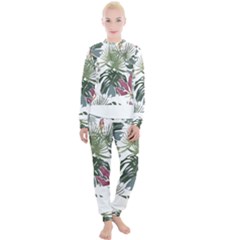 Tropical T- Shirt Tropical Pattern Antler T- Shirt Women s Lounge Set by maxcute