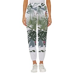 Tropical T- Shirt Tropical Pattern Antler T- Shirt Cropped Drawstring Pants by maxcute