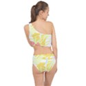 Tropical T- Shirt Tropical Pattern Feminiflorative T- Shirt Spliced Up Two Piece Swimsuit View2