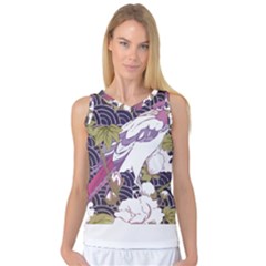 Tropical T- Shirt Tropical Pattern Floriculture T- Shirt Women s Basketball Tank Top by maxcute