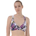 Tropical T- Shirt Tropical Pattern Floriculture T- Shirt Sweetheart Sports Bra View1