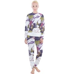 Tropical T- Shirt Tropical Pattern Floriculture T- Shirt Women s Lounge Set