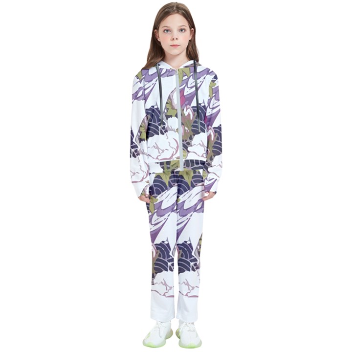 Tropical T- Shirt Tropical Pattern Floriculture T- Shirt Kids  Tracksuit