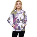 Tropical T- Shirt Tropical Pattern Floriculture T- Shirt Women s Lightweight Drawstring Hoodie View1