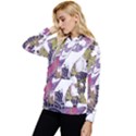 Tropical T- Shirt Tropical Pattern Floriculture T- Shirt Women s Lightweight Drawstring Hoodie View2