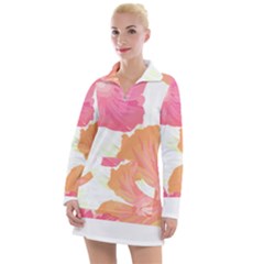 Tropical T- Shirt Tropical Pattern Floridense T- Shirt Women s Long Sleeve Casual Dress by maxcute