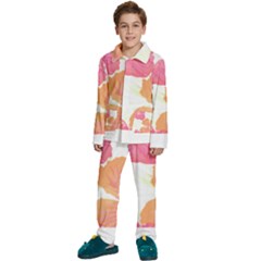 Tropical T- Shirt Tropical Pattern Floridense T- Shirt Kids  Long Sleeve Velvet Pajamas Set by maxcute