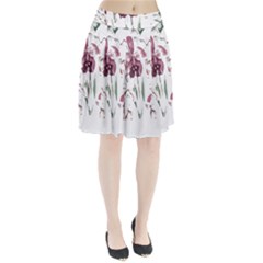 Tropical T- Shirt Tropical Pattern Hawaii T- Shirt Pleated Skirt by maxcute