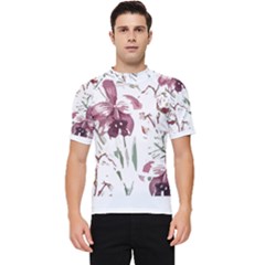 Tropical T- Shirt Tropical Pattern Hawaii T- Shirt Men s Short Sleeve Rash Guard by maxcute