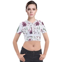 Tropical T- Shirt Tropical Pattern Hawaii T- Shirt Short Sleeve Cropped Jacket by maxcute