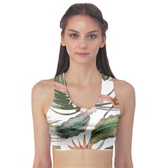 Tropical T- Shirt Tropical Pattern Quiniflore T- Shirt Sports Bra by maxcute