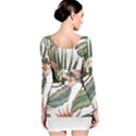 Tropical T- Shirt Tropical Pattern Quiniflore T- Shirt Long Sleeve Velvet Bodycon Dress View2