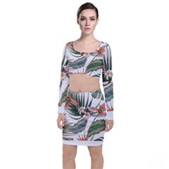 Tropical T- Shirt Tropical Pattern Quiniflore T- Shirt Top And Skirt Sets by maxcute