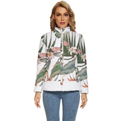 Tropical T- Shirt Tropical Pattern Quiniflore T- Shirt Women s Puffer Bubble Jacket Coat by maxcute