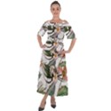 Tropical T- Shirt Tropical Pattern Quiniflore T- Shirt Shoulder Straps Boho Maxi Dress  View1