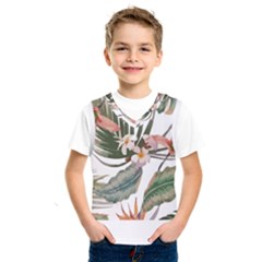 Tropical T- Shirt Tropical Pattern Quiniflore T- Shirt Kids  Basketball Tank Top by maxcute