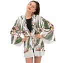 Tropical T- Shirt Tropical Pattern Quiniflore T- Shirt Long Sleeve Kimono View1