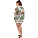 Tropical T- Shirt Tropical Pattern Quiniflore T- Shirt Long Sleeve Kimono View2