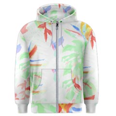 Tropical T- Shirt Tropical Sublime Blossom T- Shirt Men s Zipper Hoodie by maxcute