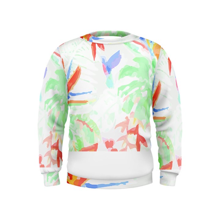 Tropical T- Shirt Tropical Sublime Blossom T- Shirt Kids  Sweatshirt