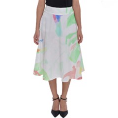 Tropical T- Shirt Tropical Sublime Blossom T- Shirt Perfect Length Midi Skirt by maxcute