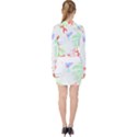 Tropical T- Shirt Tropical Sublime Blossom T- Shirt V-neck Bodycon Long Sleeve Dress View2