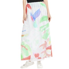 Tropical T- Shirt Tropical Sublime Blossom T- Shirt Maxi Chiffon Skirt by maxcute