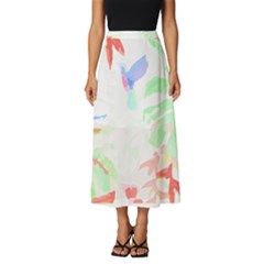 Tropical T- Shirt Tropical Sublime Blossom T- Shirt Classic Midi Chiffon Skirt by maxcute