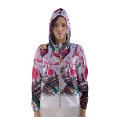 Tropical T- Shirt Tropical Sublime Floral T- Shirt Women s Hooded Windbreaker by maxcute