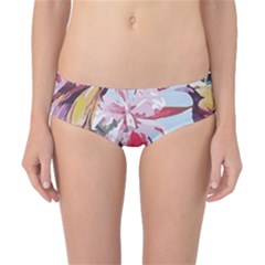 Tropical T- Shirt Tropical Sublime Floral T- Shirt Classic Bikini Bottoms by maxcute