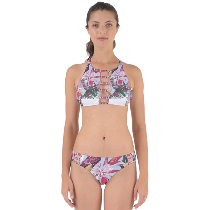 Tropical T- Shirt Tropical Sublime Floral T- Shirt Perfectly Cut Out Bikini Set