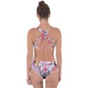 Tropical T- Shirt Tropical Sublime Floral T- Shirt Criss Cross Bikini Set View2