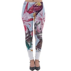 Tropical T- Shirt Tropical Sublime Floral T- Shirt Lightweight Velour Leggings by maxcute