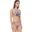 Tropical T- Shirt Tropical Sublime Floral T- Shirt Banded Triangle Bikini Set View3