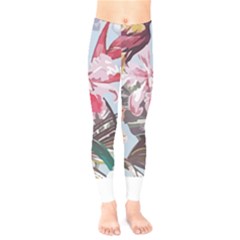 Tropical T- Shirt Tropical Sublime Floral T- Shirt Kids  Classic Winter Leggings by maxcute