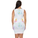 Tropical T- Shirt Tropical Trend Flower De Lis T- Shirt Draped Bodycon Dress View4