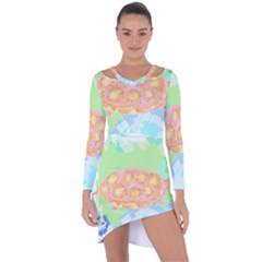 Turtle Lover T- Shirtturtle T- Shirt Asymmetric Cut-out Shift Dress by maxcute